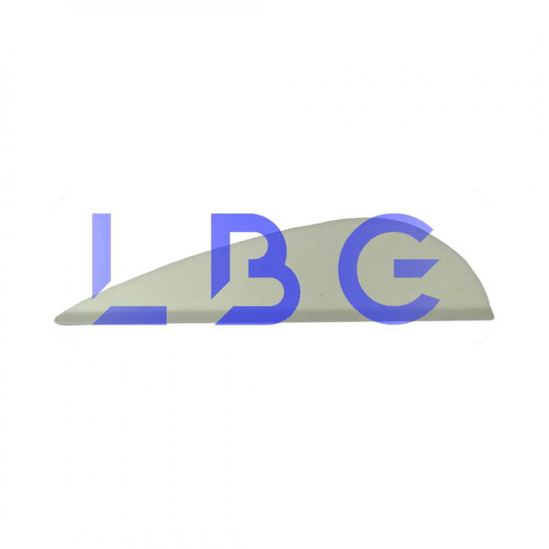 lot de 100 plumes 1" blanc