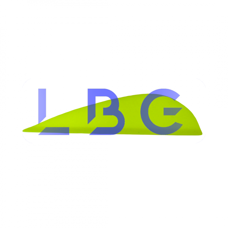 lot de 100 plumes 1" jaune