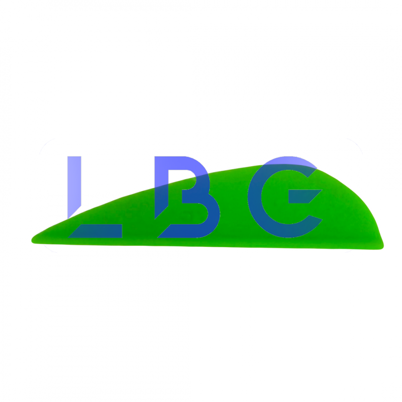 lot de 100 plumes 1" vert