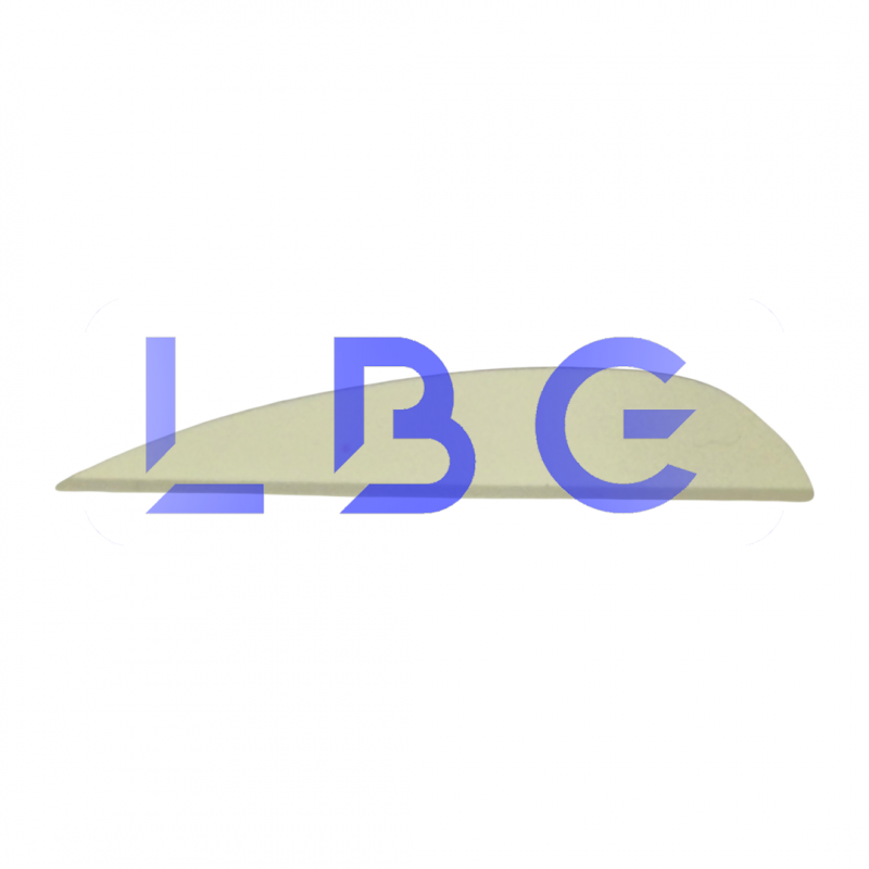 lot de 100 plumes  1.5" blanc