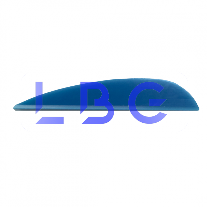 plume 1.5" bleu