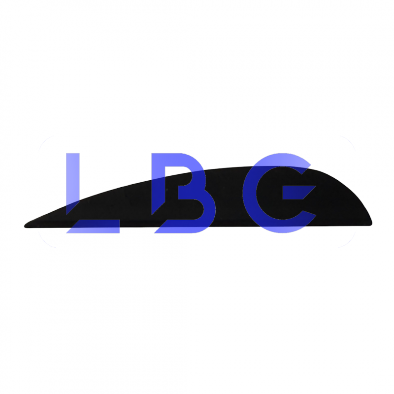 lot de 100 plumes  1.5" noir