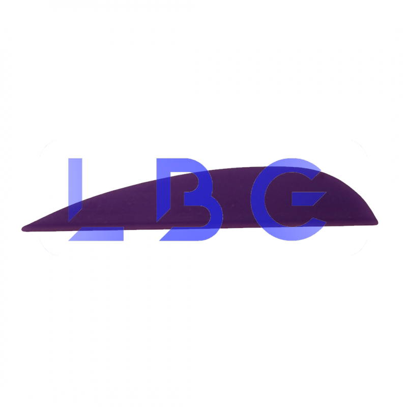 lot de 100 plumes 1.5" violet
