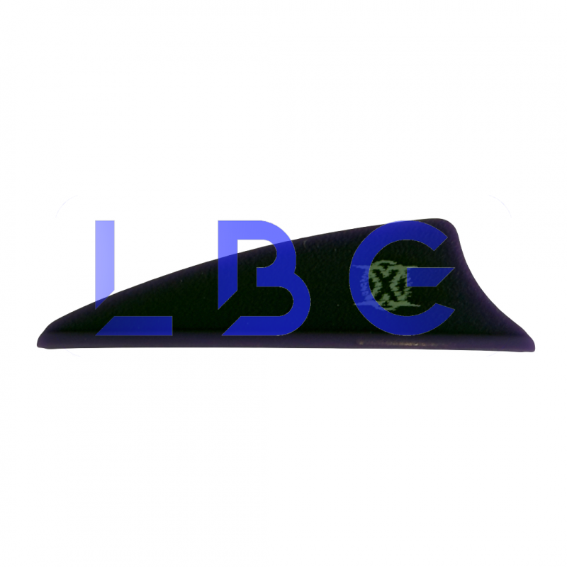 lot de 100 plumes x-vane 1.5" noir