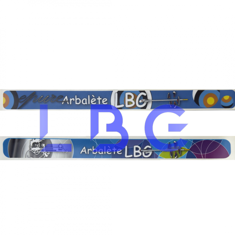 autocollant bleu