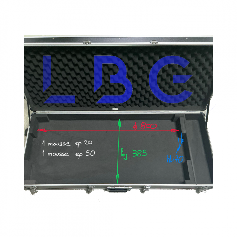 mousse de calage valise A101