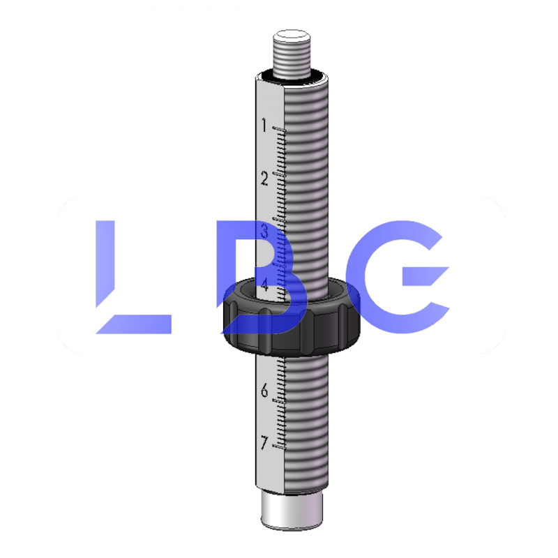 tige filetee + ecrou + vis