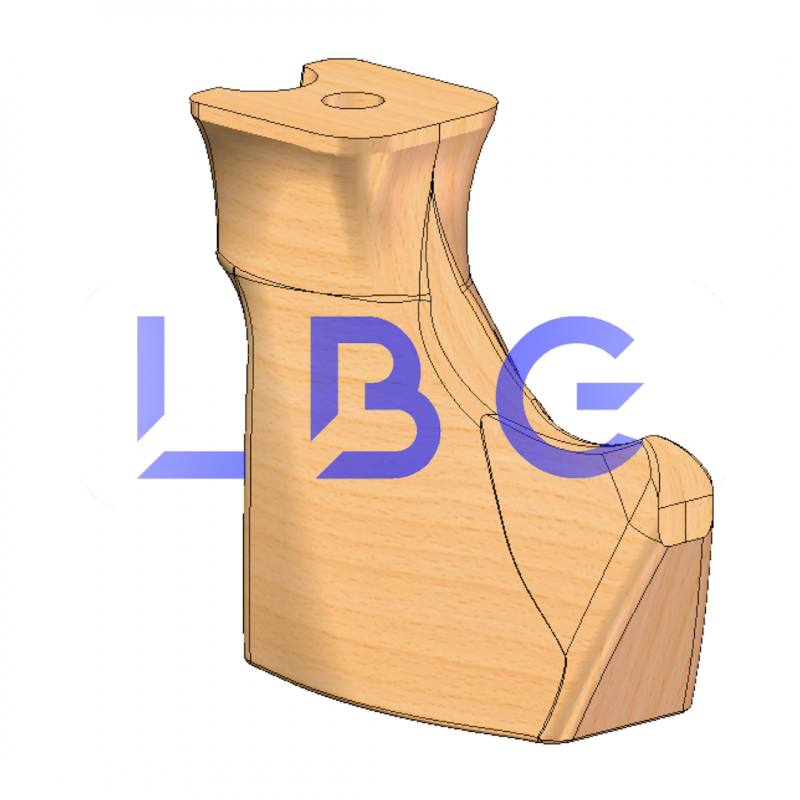 poignee bois LBG ambidextre taille S, M, L